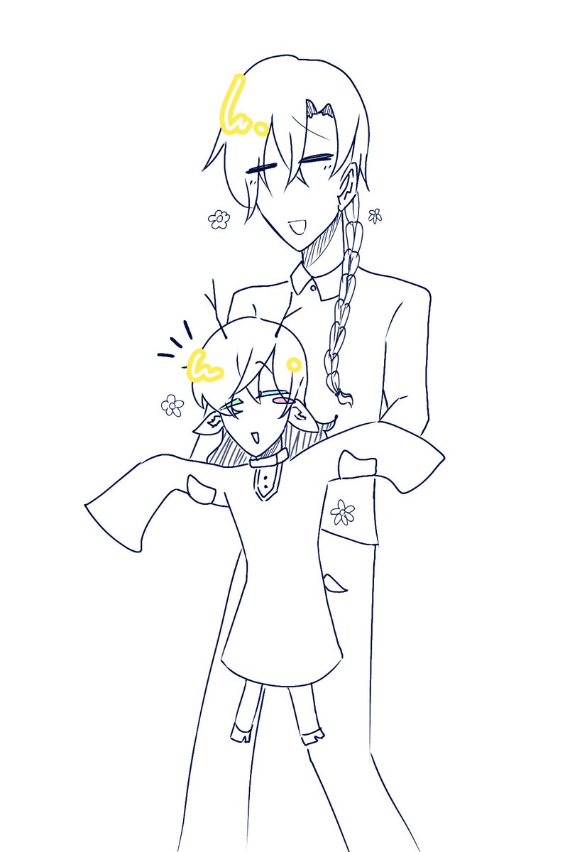 Umikaze_Cl73's tweet photo. ただただ平和な落書き

……花舞ってる親子(？) https://t.co/8RYU6fMPFd