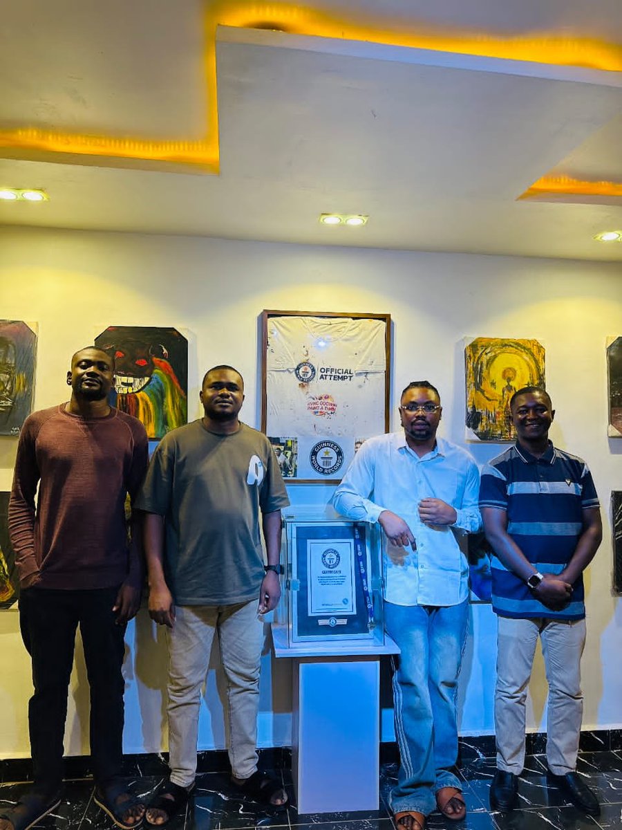 AnambraNetwork's tweet photo. GM ☀️

Yesterday, 15 Sept 2026, Anambra Wikimedia Network visited Guinness World Record holder Mr. Godwin Chika at Godwin Art Gallery, Awka.

We celebrated his 200h 40m painting marathon and discussed ways to document Anambra’s art, culture &amp; heritage. 
@Wikimedia @WikimediaNG https://t.co/urEGZ3ApxI