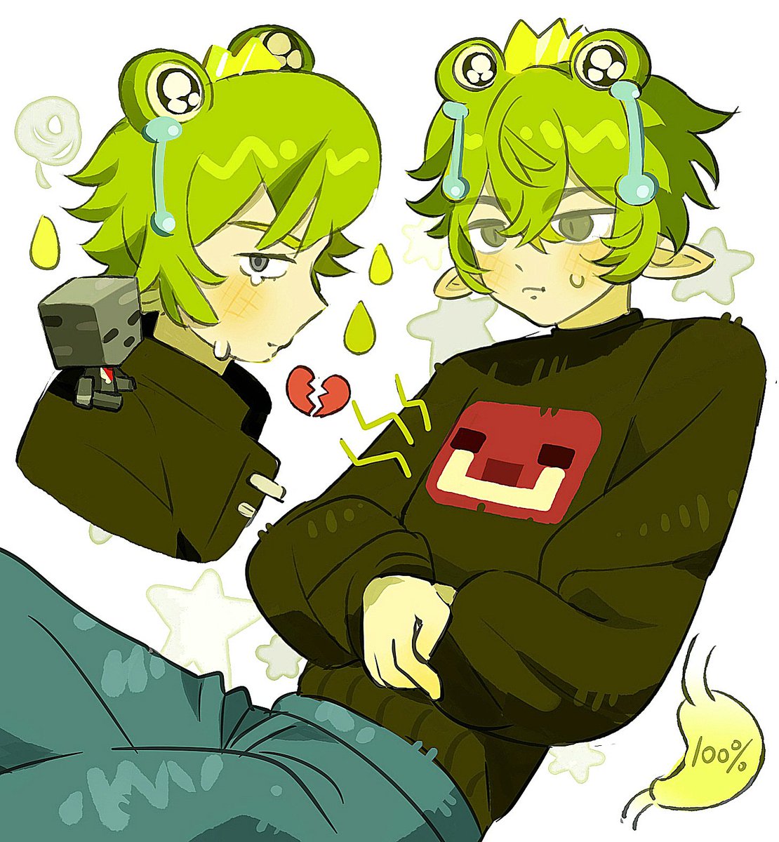 wushou8023's tweet photo. #froggydude #mcyt https://t.co/CXgWSm0WPP
