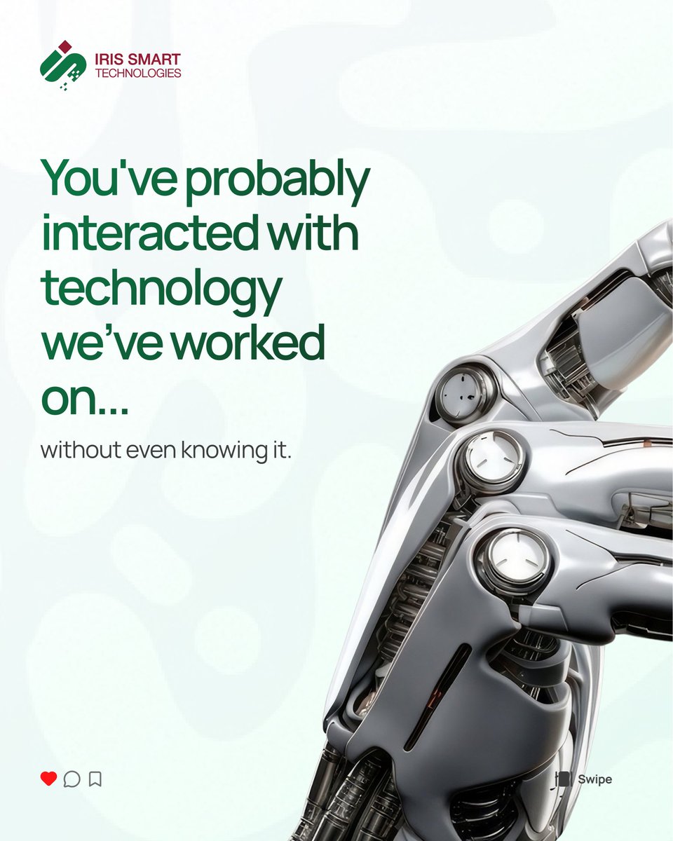 IrisSmartTech's tweet photo. You've probably interacted with technology we've worked on without knowing it.

Let us introduce ourselves.

A thread👇🏼👇🏼 https://t.co/Y8JPUbqzSr