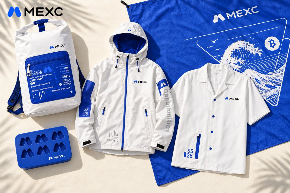 MEXCZH's tweet photo. 全新MEXC夏季周邊，這次有點不一樣 💙

從外套、襯衫到包包，MEXC 藍直接配好一整套

這幾樣裡面，你最想先拿走哪一個？👀

記得關注我們，這些很快就有機會送到你手上 🎁 https://t.co/ZAi9UxgjxH