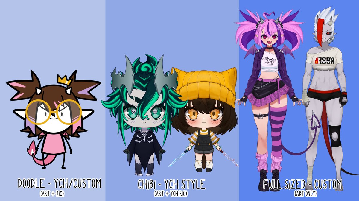 dandoartx's tweet photo. @ironmouse MOUSEY!!! I can take model art comms right now for full body, Doodle style (rig+art) or Chibi YCH here style (rig+art)!!! Let me know if you wanna get ya one of these! https://t.co/6FYDnJK5on