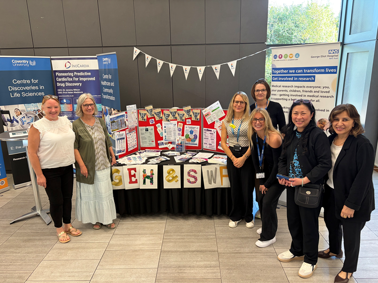 ResearchSWFTGEH's tweet photo. GEH and SWFT recently came together at the Central England Health Partners (CEHP) Research &amp; Innovation Showcase 2026 to highlight the impact of research across both trusts and celebrate collaboration and innovation. @nhsswft https://t.co/N696DuKEho