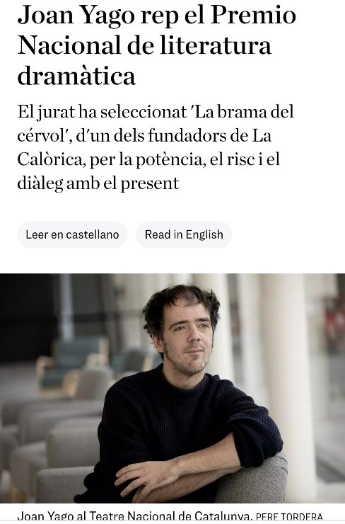 dardermascaro's tweet photo. Des de les @dardermascaro ens hem permès fer servir les noves aparegudes a @diariARA per a felicitar  als dos mallorquíns, premis nacionals. És un èxit per a tothom. Enhorabona Joan Yago i
@sebastialzamora! https://t.co/H60o72mwEa