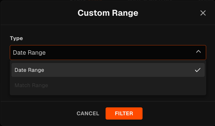 jlndmhtr's tweet photo. still cant activate the:  TRACK > STATS > RANGE > MATCH RANGE @_rchh https://t.co/zEOzCbcf6Z