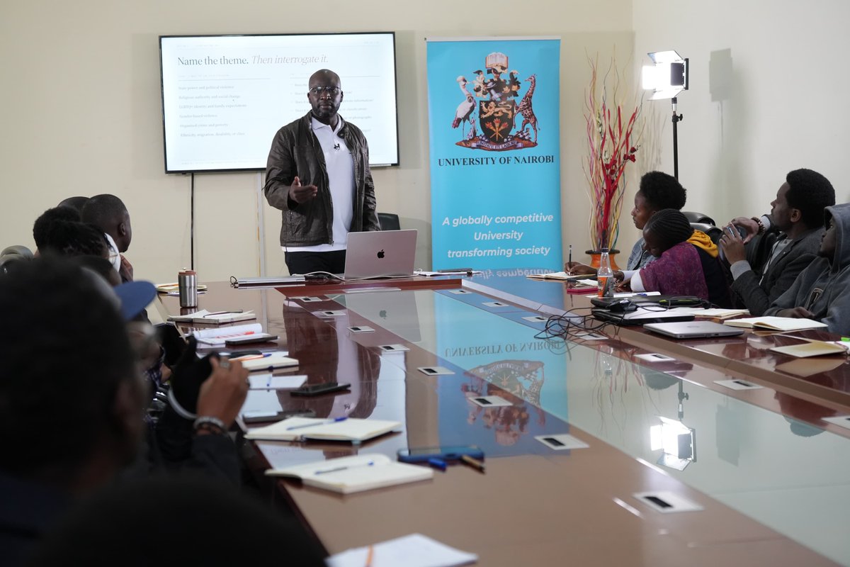 consolata691's tweet photo. There was a mentorship program hosted this week in the University of Nairobi on Screen Writing, Film budgeting and Financing. #amilab #universityofnairobi https://t.co/d9UdsuzBY2