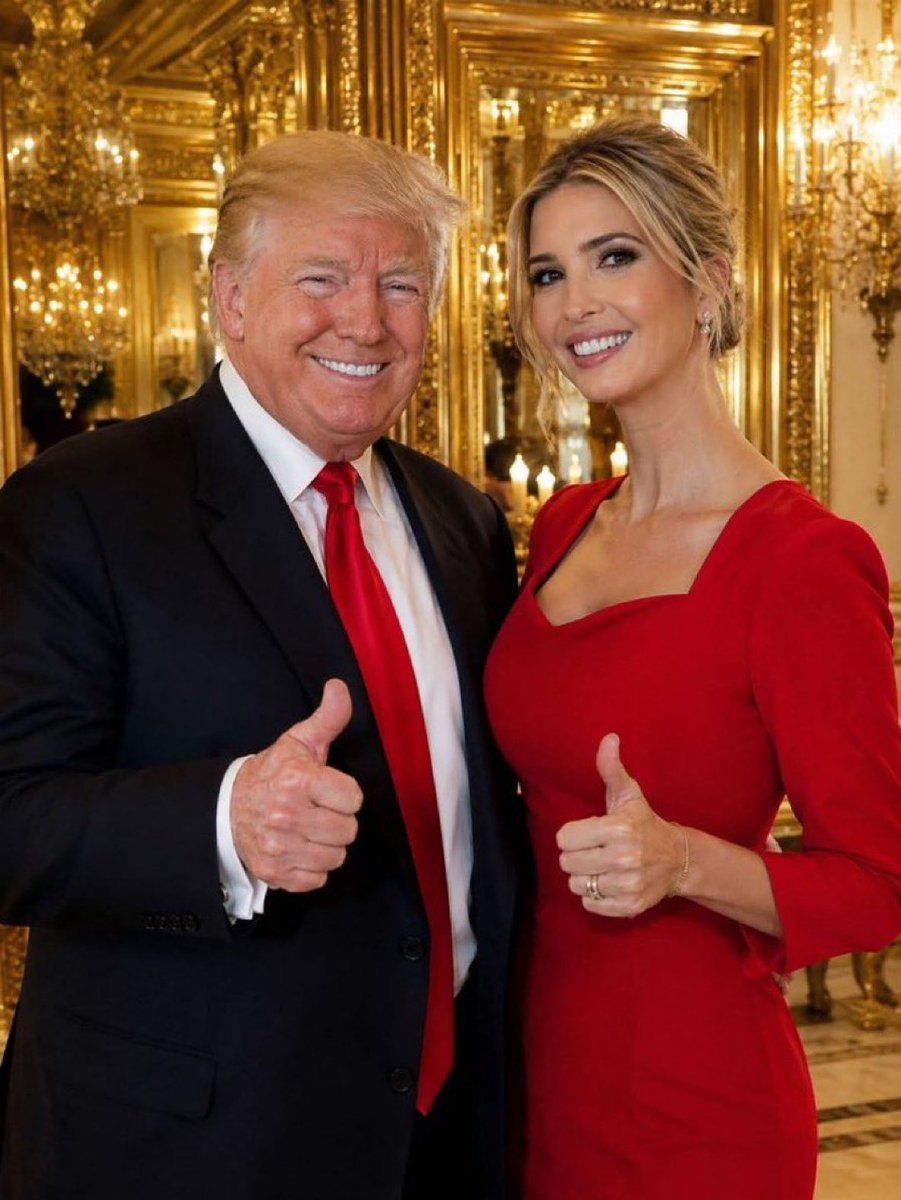 invakatrumpTp's tweet photo. Trump &amp; Ivanka – the ultimate power duo! 💪🇺🇸

Two big thumbs up from the family that keeps winning 🔥

#Trump #Ivanka #MAGA #Trump2024 https://t.co/FT5bgKNr2X