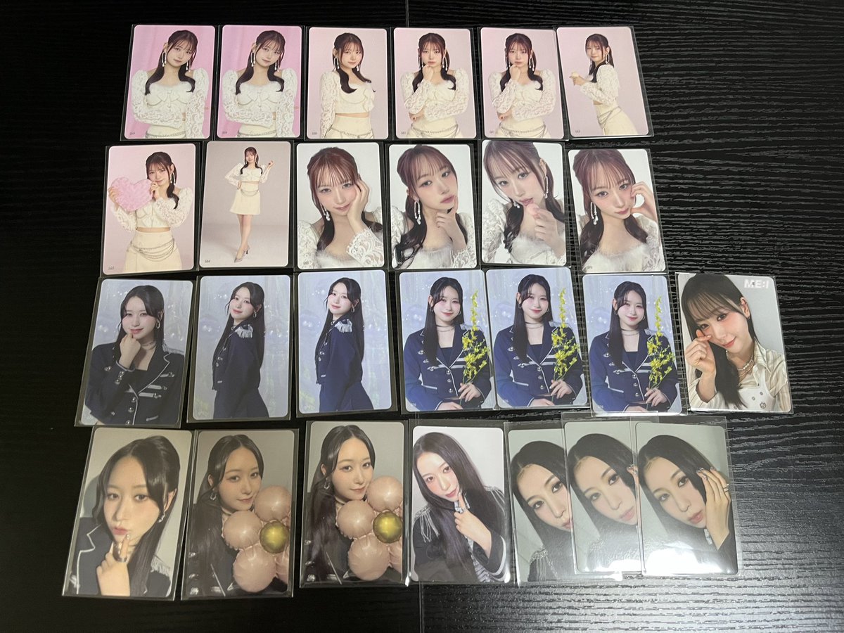 kk420517's tweet photo. ME:I 買取 

譲  画像1～
12.13枚目無償でお譲りできます

求  買取（PayPayのみ）

希望金額提示お願いいたします🙇‍♀️
郵送のみになります
お気軽にお声掛けください
 #ME_I交換   #ME_I買取 https://t.co/BrlanQiHC8