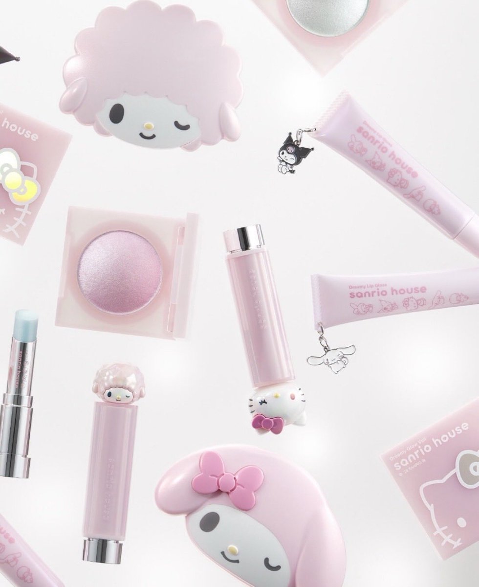 199cm__'s tweet photo. Sanrio House เปิดตัวไลน์เครื่องสำอางใหม่ Kawaii Beauty ในวันที่ 24 กันยายน  ✨น่ารักใจเหลว🫠 https://t.co/oINSO2ZQlo