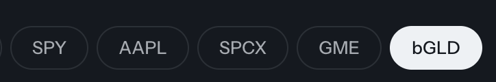 DeployDollars's tweet photo. @arc We just added $SPY $AAPL $SPCX $GME &amp; $BGLD to our list of supported RWAs https://t.co/mHaNDqehHb