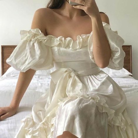 evergreenhues's tweet photo. ruffled off shoulder dress https://t.co/7CEifb9SPC
