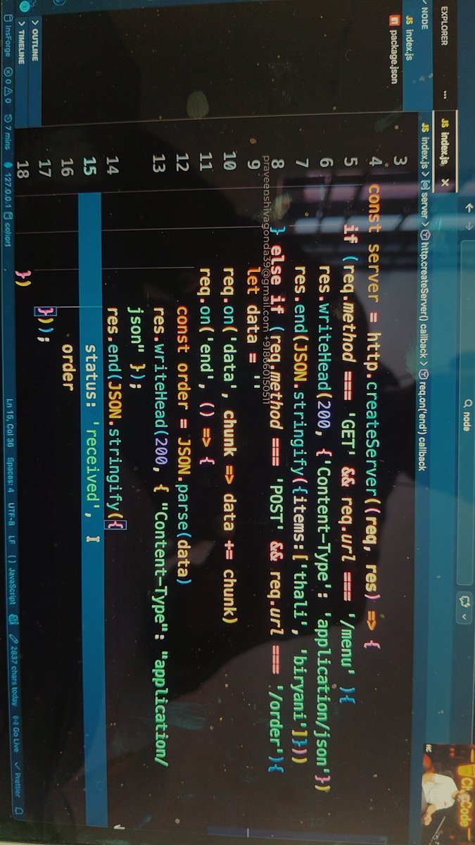 _PRAVEEN15's tweet photo. The Internals:
✅ The Event Loop cycle (Timers ➔ I/O Polling ➔ setImmediate ➔ Close Callbacks)
✅ Top-level code execution vs. Event Callbacks
✅ The UV_THREADPOOL_SIZE environment variable for handling async tasks
✅ Handling SIGINT for graceful server shutdowns https://t.co/W3Hpyh8oS1