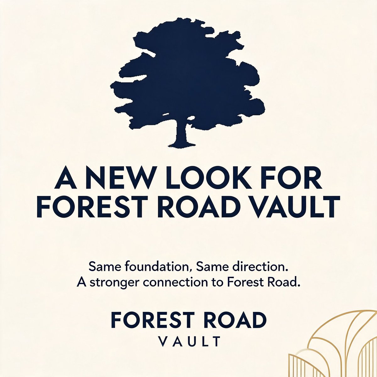 forestroadvault's tweet photo. A New Look for Forest Road Vault

We’re making a visual change to Forest Road Vault.

As Forest Road Vault continues to bring Forest Road’s real-world credit business on-chain, we want our visual identity to more closely reflect the company and experience behind the Vault.

This means aligning more closely with Forest Road’s established brand identity, including its logo and visual language.

This is a brand alignment, not a change to what we’re building.

The vision remains the same:

→ Bringing real-world credit on-chain
→ Building on Forest Road’s experience in specialty finance
→ Creating greater transparency around real-world credit
→ Building a credible financial system for the on-chain world

We know many of you have become familiar with the current Vault identity, especially through our recent campaigns, and we genuinely appreciate everyone who has supported it.

You’ll begin seeing the new visual identity across our channels and materials as we make the transition.
What isn’t changing is what matters most.

The team.
The vision.
The product.
The mission.

Same foundation. Same direction. A stronger connection to Forest Road.

More to come.