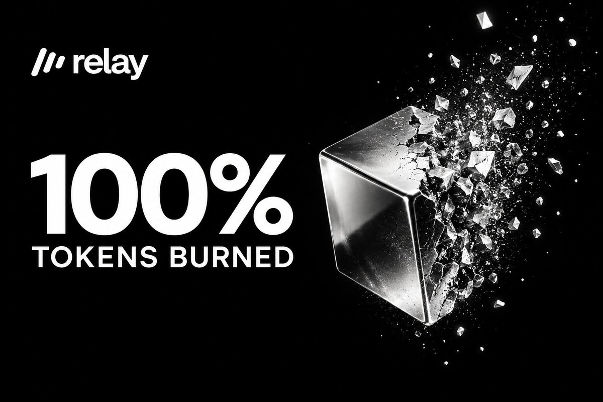 relayreward's tweet photo. $RELAY burned 

Building the human data network for AI and robotics. https://t.co/NJ2gixuQhR