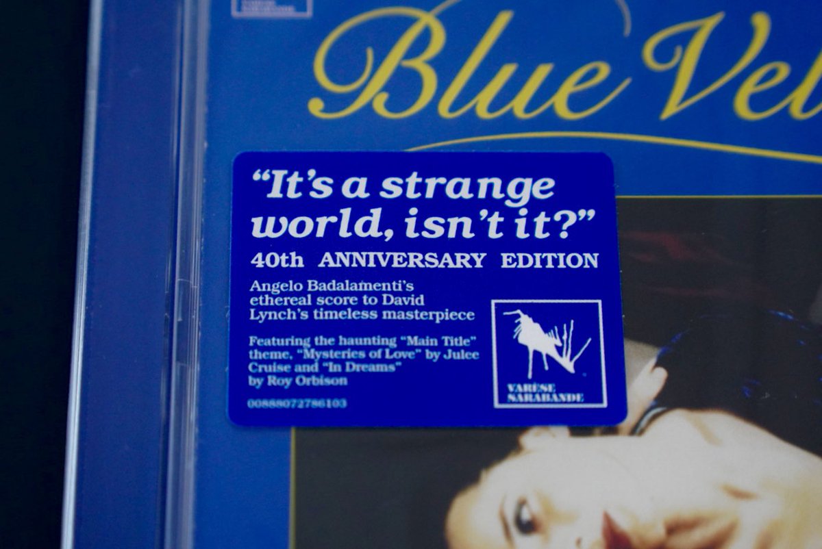 Kojima_Hideo's tweet photo. デヴィッド・リンチ監督の「ブルーべルベット」のOSTを購入💿 https://t.co/1E5Fy0J5tX