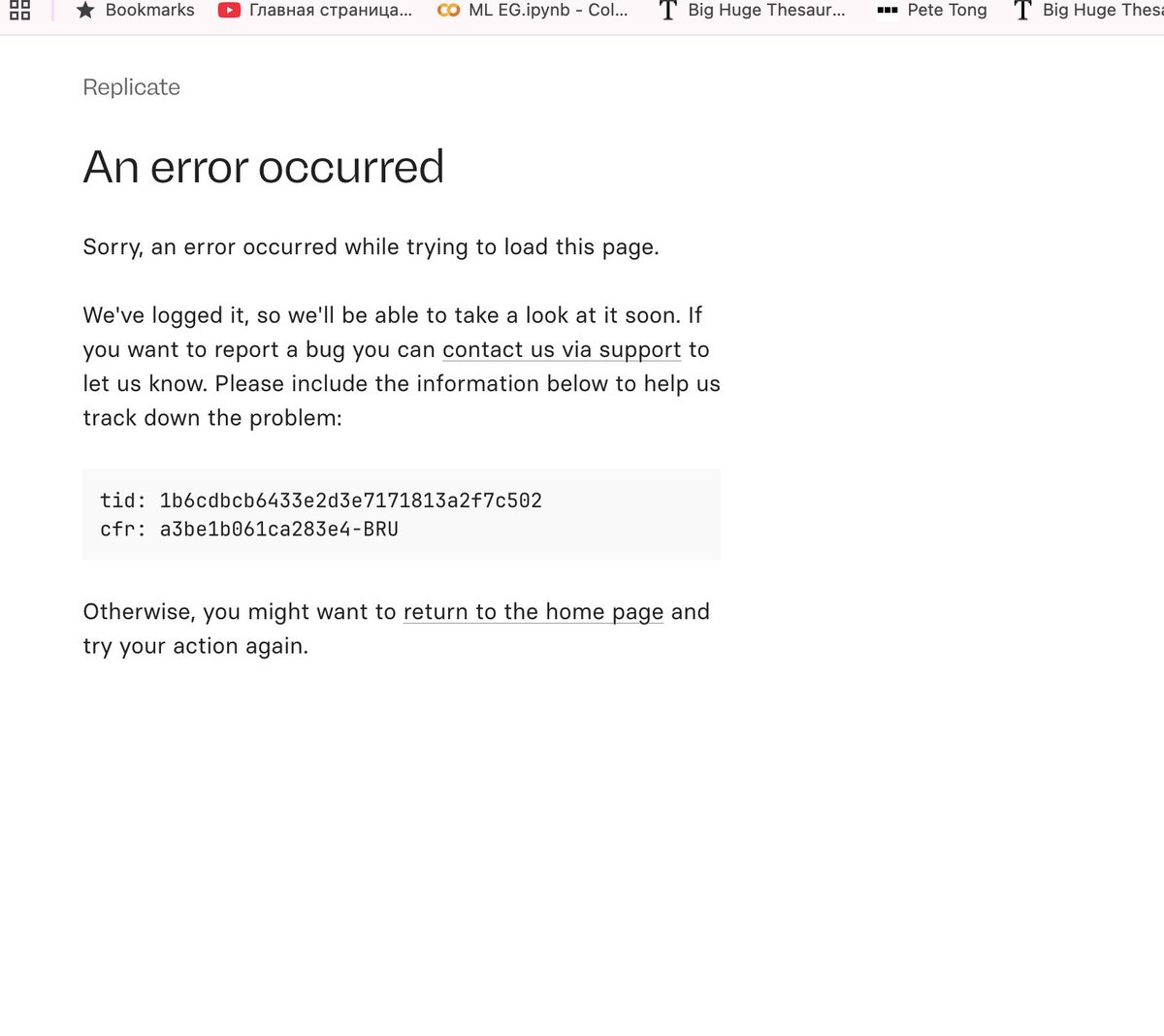 alexpolymath's tweet photo. @replicate payments are down, please fix urgently! https://t.co/O5Le2rGbjO