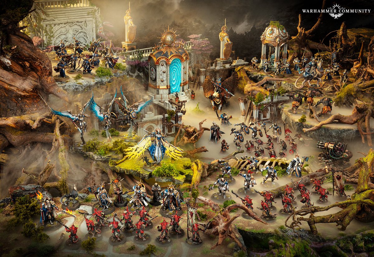 BattleSquire90's tweet photo. Seeing a bunch of accounts shit in AoS which almost makes me sad, then I remember that AoS has the best looking mini, the better gameplay, and are cheaper to collect. https://t.co/9vtkYrD2zo
