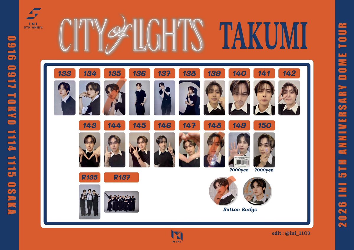 daison_Kiachan's tweet photo. NI 交換 グッズ トレカ CITY OF LIGHTS

譲 画像
求 後藤 尾崎＞高塚 ２〜３枚目

取引垢ではないですがサーチバンされてしまったためこちらで探しております。
郵送希望
お気軽にお声掛けください🙇🏻‍♀️
 #INI交換  #INI求  #INI譲  #INIグッズ交換 https://t.co/LPCkXmZO7T