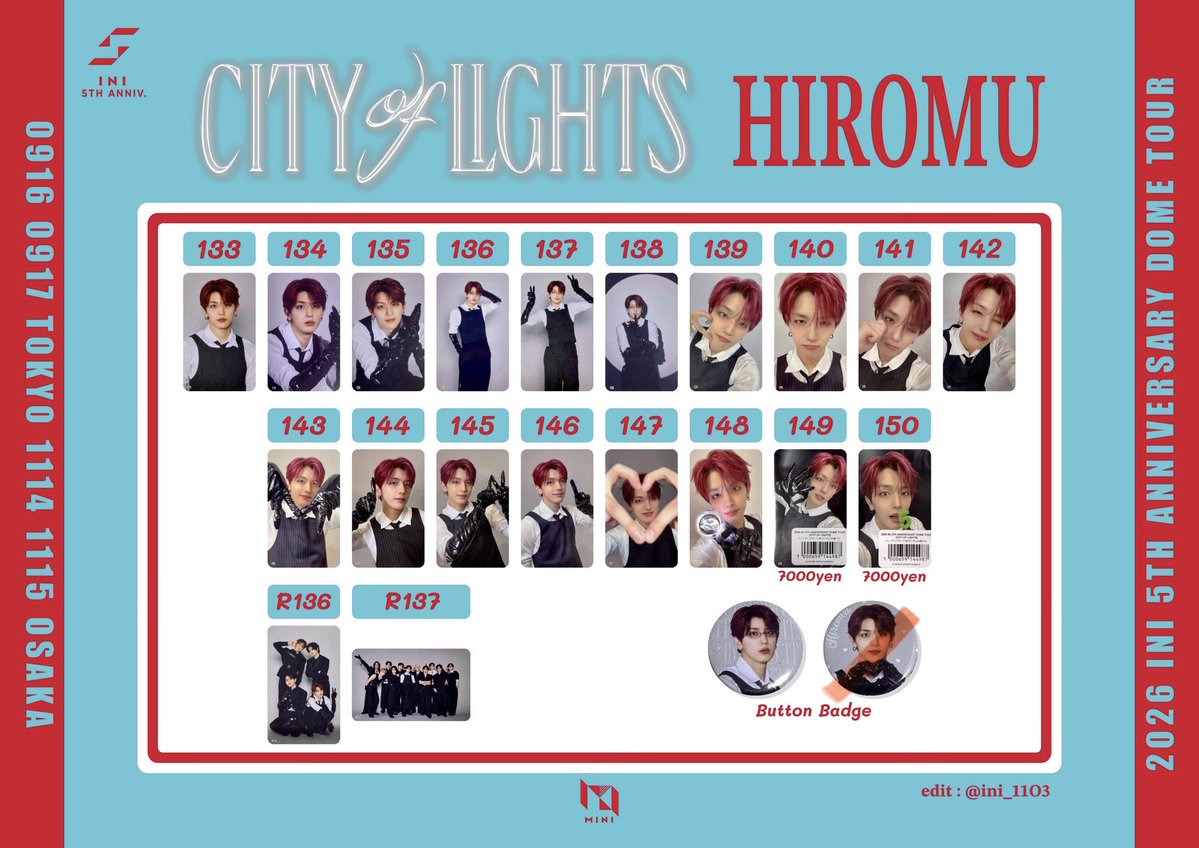 daison_Kiachan's tweet photo. NI 交換 グッズ トレカ CITY OF LIGHTS

譲 画像
求 後藤 尾崎＞高塚 ２〜３枚目

取引垢ではないですがサーチバンされてしまったためこちらで探しております。
郵送希望
お気軽にお声掛けください🙇🏻‍♀️
 #INI交換  #INI求  #INI譲  #INIグッズ交換 https://t.co/LPCkXmZO7T