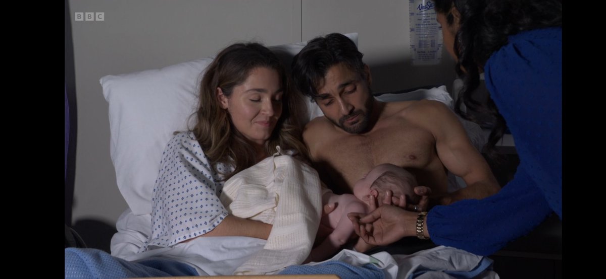 RyanSoapKing25's tweet photo. #EastEnders #Brannesar #Sukeve MY BIRTHDAY DUFF DUFF! 😱🥺❤️

Heartwarming and equally dramatic scenes at the end of tonight's episode as Baby Ethan is born and Vinny & Penny get to hold their son for the very first time whilst Priya learns Penny's baby secret. 🥺❤️

The moment Vinny and Penny got to hold their son for the first time was heartwarming - I just wish Penny wasn't hiding this huge game changing baby secret. The thought of Vinny having the chance of becoming a first time dad taken away from him is absolutely gut punching. I wish Penny had got a DNA test sooner as opposed to faking one in front of Nicola intially to cover her tracks. I know Vinny was stonned before he arrived at the hospital but how did he not realise that the baby isn't his just by the baby's skin colour - if the baby is Vinny's - Ethan would be mixed raced/darker skinned. I think once Vinny is in a better head space - it won't take him long to put 2 and 2 together. Vinny is caught up in the moment right now as his son has just been born - the moment Vinny gets taken off cloud 9 and learns the truth will be heartbreaking.

The moment Suki and Jack watched their grandson for the first time was lovely ❤️🥺. Who'd of thought after all the Six drama that Jack and Suki would share a grand child 😂 -- the moment Suki finds out the truth will leave her feeling absolutely devastated. Remember how Suki intially reacted when she discovered that Penny was pregnant - she called Penny a "Gold digger" and accused Penny of taking advantage of her son she even made a killer threat - this is only set to amplify further once Suki knows the truth - the fact that Lauren knows both major  secrets before anyone else first as well is going to cause tension on both sides for Suki/Jack and Cindy/Lauren too. Don't forget there is also the feud between Nicola and Suki which spiked after Eve assaulted Nicola at Harry's Barn and Nicola blackmailed her - these tendons are only bound to get worse especially when Suki finds out that the baby could be Harry's over Vinny's. 

What puzzles me the most is how Harry has had no suspicions that the baby could be his - he knows he  slept with Penny before going into rehab which is around the time Penny became pregnant ( really don't see the point of this baby twist nobody wanted tbh) He shared that nice scene with Vinny a few months back in the Vic opening up about becoming a father one day - yet Harry didn't even question anything back then which just feels so strange. I wonder if Harry will put 2 and 2 together once he sees Ethan for the first time and realises he's light skinned. 👀 

Dramatic moments at the end of this scene as Penny has a sudden change of heart - convincing herself that the baby is Vinny's just by the way he reacted to his son when he was born. Lauren also having a change of heart as she now encourages Penny to tell Vinny the truth - encouraging her to tell him sooner rather then 10 years down the line. The moment Oscar found out was the moment Vinny should've found out too and this is when Penny could've got a DNA test to put her mind at rest instead of making Vinny think that the baby is his when it obviously is. 

Priya found out the truth 😱 I can't lie I had a gut feeling it may have been Priya - expecially as they're sharing the same baby dilemma and Penny only suspdeted last night that Priya could be carrying Max's baby - but with Priya set to leave the Square after being blackmailed by Cindy next week - Will Priya be able to hold onto Penny's secret? Or will she play Cindy's game and blackmail Penny just like Nicola did at the start when she suspected that Harry could the father? 

The delusional in me still hopes that somehow the baby is Vinny's or if Harry finds out it's his he lets Vinny bring up his baby and he tries for one of his own with Gina. Harry may not even feel ready to be a dad so soon after his ordeal with Okie and Ravi last year.

What do you think will happen next? Will Penny come clean?