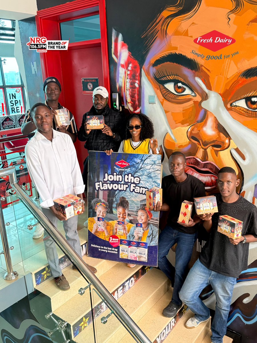 nrgradioug's tweet photo. Are you really about to miss out on the new flavors from @Freshdairyug 👀🥛 Don’t do that to yourself! 😂🔥

#NRGRadioUG #NRGBreakfastClubUG #FreshDiaryUG https://t.co/7FjY6gQS6j