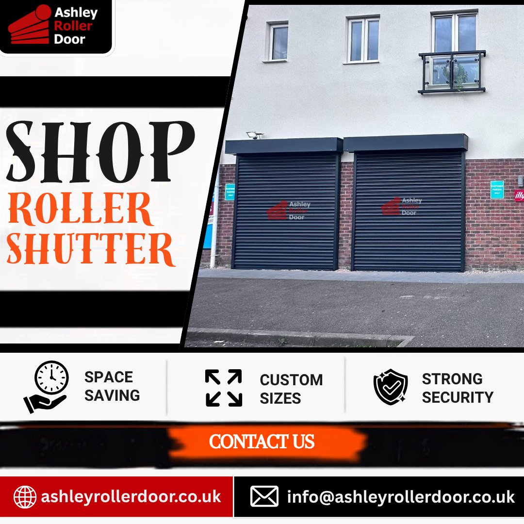 ashleydooruk's tweet photo. 👉Reliable Shop Roller Shutter systems provide smooth operation durable construction & practical access control for retail premises requiring dependable everyday performance and professional installation!🔧
#ShopShutter #RetailAccess #DurableSystems
👉Web: https://t.co/yaBSrKaNwL https://t.co/MrjwIDl0f7