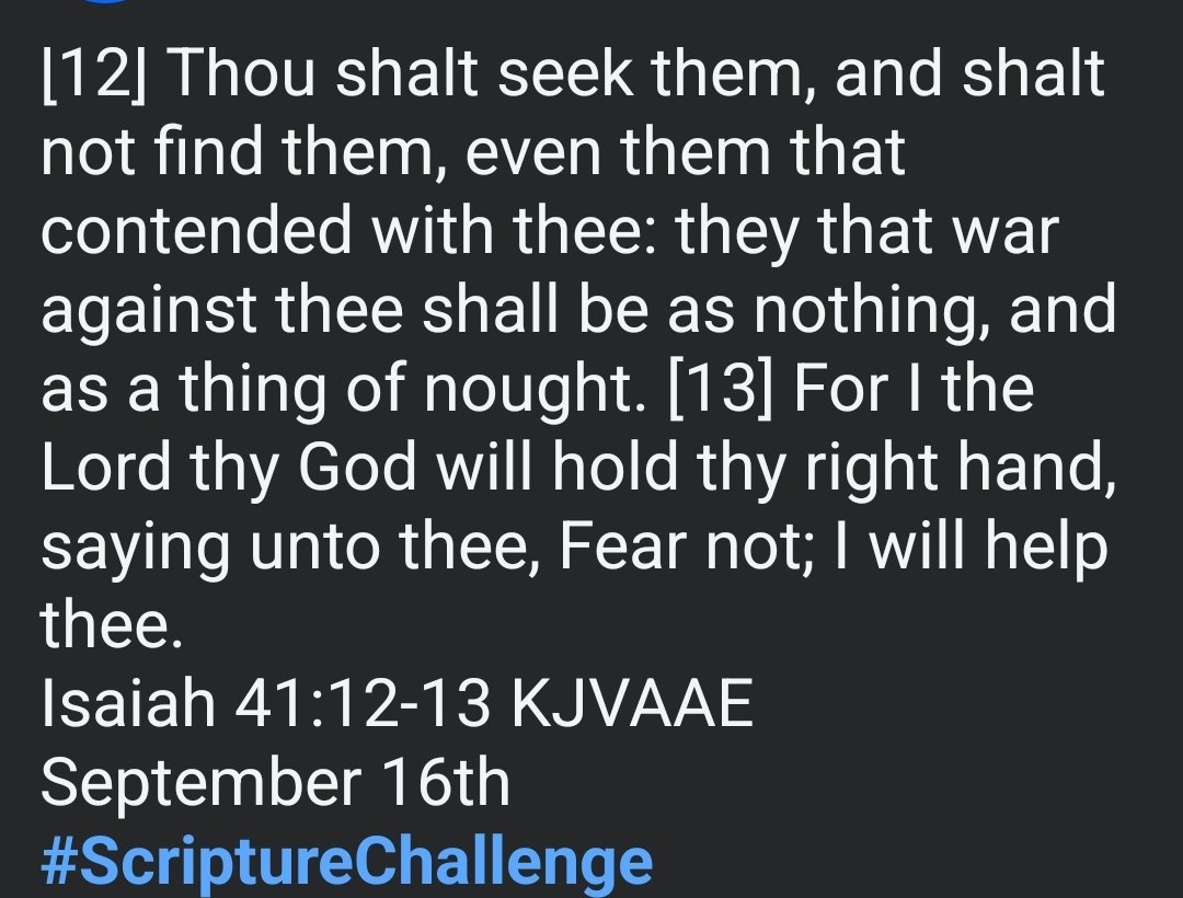 WorkWeekWord's tweet photo. September 16th
#ScriptureChallenge https://t.co/JD6Y4VaJ6q