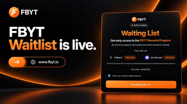 Tikodenor's tweet photo. Potential Airdrop

FBYT Waitlist is live 🪐

Join Waitlist
Drop Solana Wallet

Deadline: 1 week

Follow on X
Get Early Access https://t.co/db8vKEKF8W
