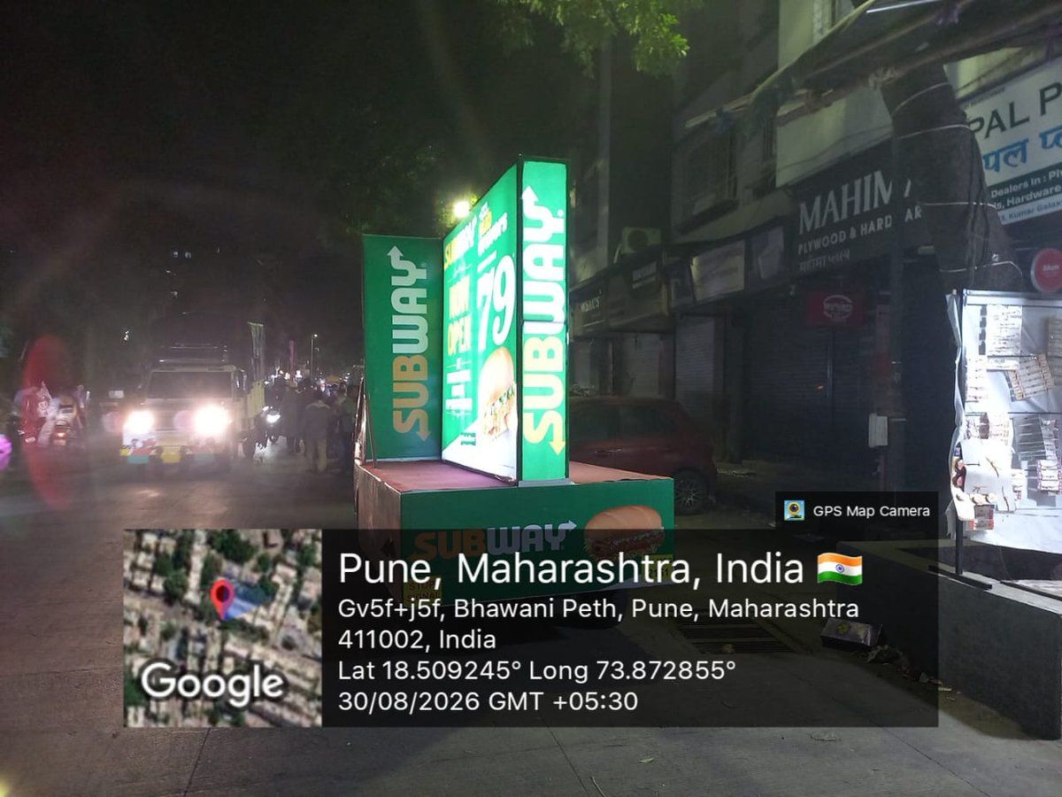 AmassAds_'s tweet photo. Big brands don’t just advertise they own the space. 
This Subway outdoor campaign turns a high traffic location into a bold, unmissable brand moment. That’s the power of smart outdoor advertising. 📍

#AmassAdvertising #OutdoorAdvertising #OOHAdvertising #BrandVisibility https://t.co/GU0XND8hA7