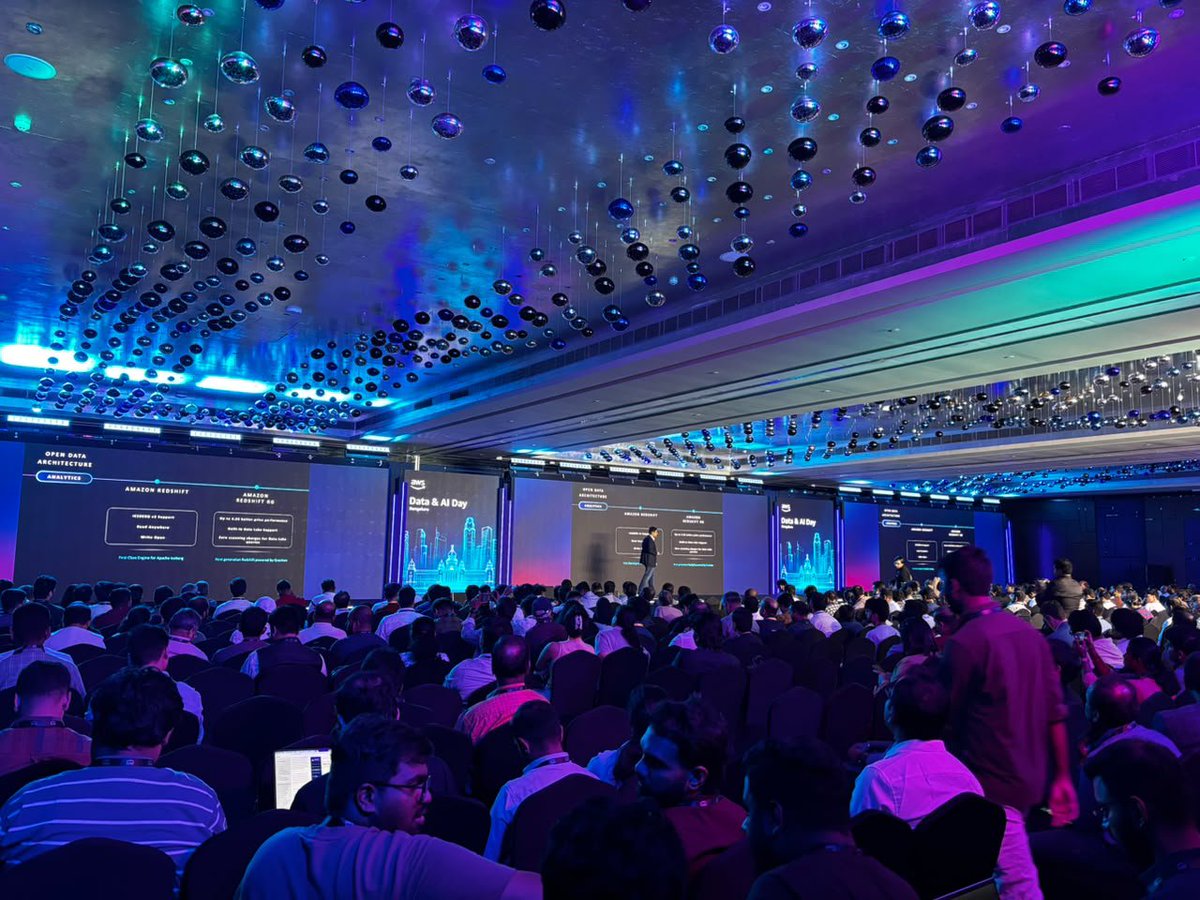 SahiiiS46737's tweet photo. The future of innovation is here! Excited to dive into insights on Data &amp; AI at #AWSDataAndAIDay2026 with @dataquestindia ☁️🤖 
Where data meets intelligence, transformation begins! https://t.co/5zIs4CcbLp