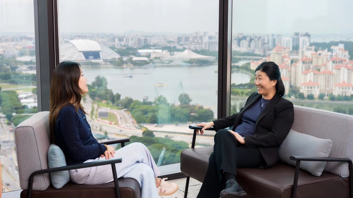 graniteasia's tweet photo. Iron woman. Fighter jet. @jennyleehw has earned a couple of nicknames after 26 years in VC.  

NYT's "24 Hours in Singapore" follows her day: Coffee, Oatside taste tests, and more.  

Read: https://t.co/Qp3WJr8irL 

#PeopleOfGraniteAsia #AsiaTech https://t.co/FAhxEB1Y5R