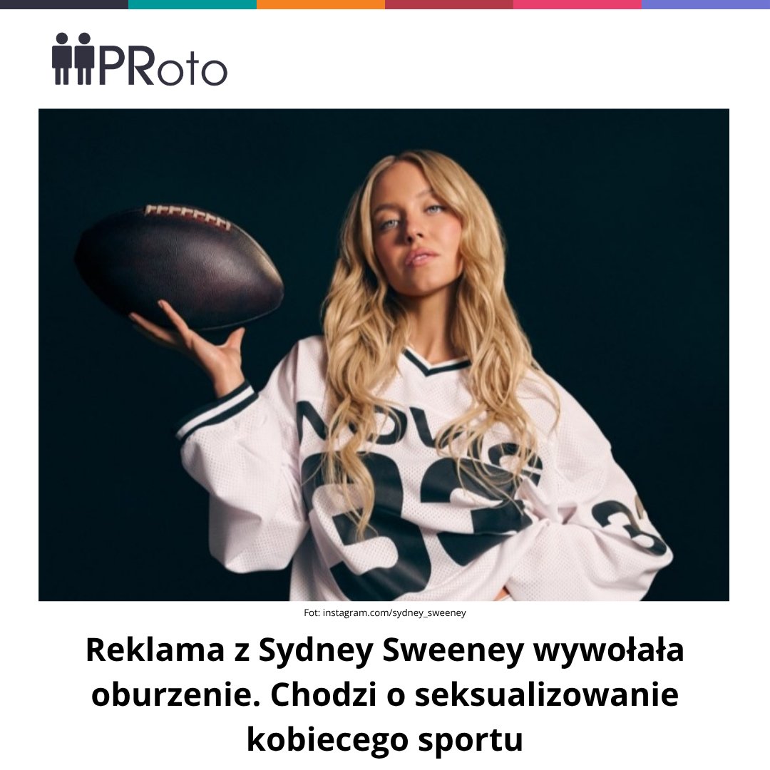 PRoto_pl's tweet photo. Reklama z Sydney Sweeney seksualizuje kobiecy sport? ⚽
Kampania platformy Novig z udziałem aktorki wywołała sporo kontrowersji. Miała pokazywać siłę kobiet w sporcie, ale wielu odbiorców uznało, że zamiast tego seksualizuje sportsmenki.
🔗 https://t.co/CvSEQooXIR https://t.co/ZerEzjkIeJ