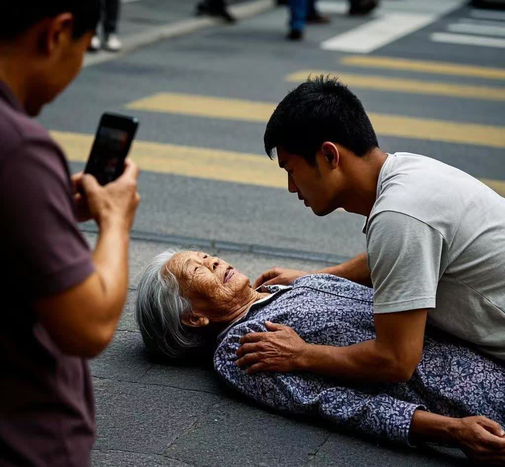rainq294927's tweet photo. Just tripped on the street, a stranger grabbed my arm in 0.5 sec to stop me from falling—warmth hits different. https://t.co/84fmeRrHzD