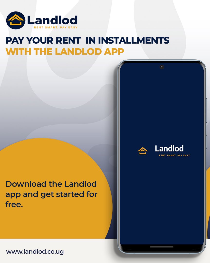 landlod_ug's tweet photo. Paying rent just got easier. Make your rent payments in installments with the Landlod app.Follow the steps and start your journey for free https://t.co/qVy6mEDJDN