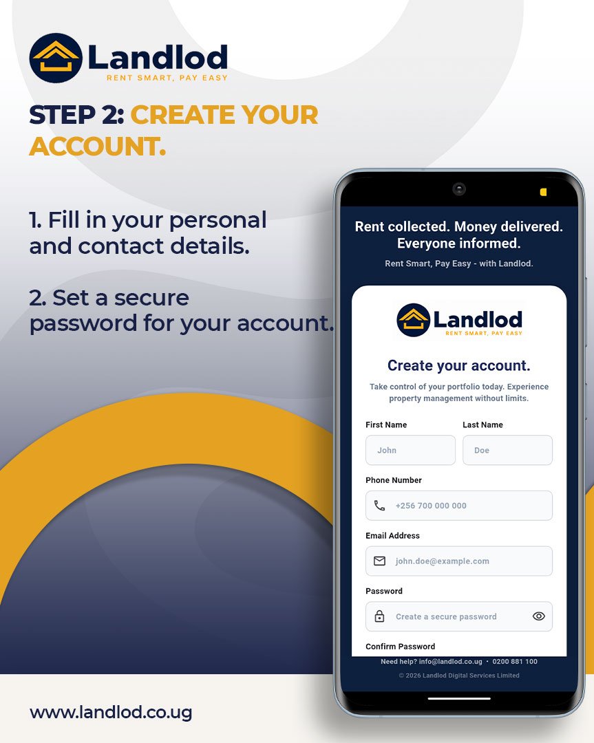 landlod_ug's tweet photo. Paying rent just got easier. Make your rent payments in installments with the Landlod app.Follow the steps and start your journey for free https://t.co/qVy6mEDJDN