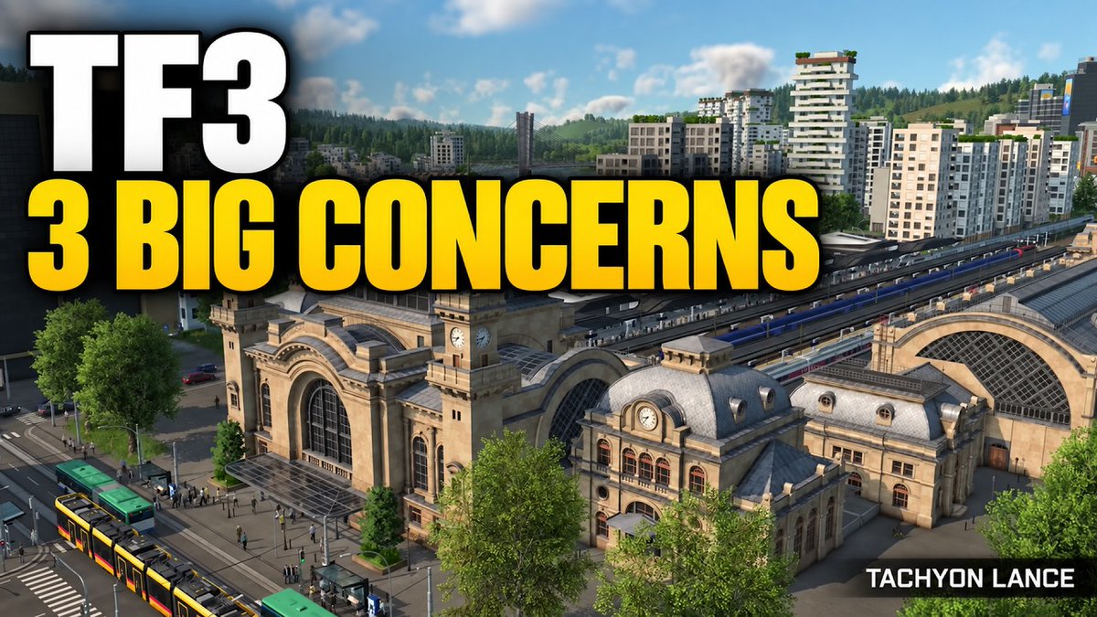 Tachyon_Lance's tweet photo. Before buying Transport Fever 3, I want answers about mixed rail traffic, late-game performance and base-game value. My buyer's checklist—without pretending I've played it.
https://t.co/o8L3zlNS1I https://t.co/rAhMk96Pxf