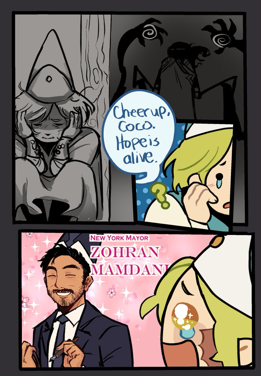 guestober's tweet photo. new york mayor zohran mamdani could have saved silver eve
#whaspoilers #witchhatatelier https://t.co/cYGRAk36XQ