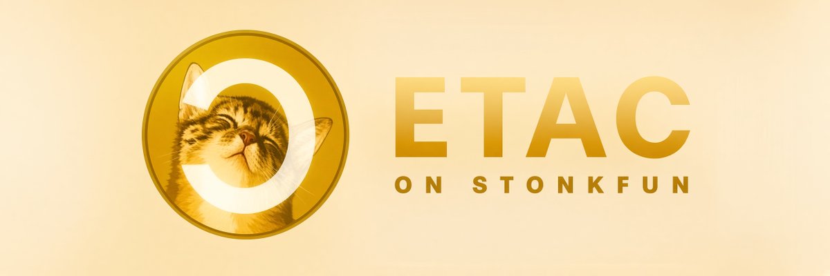 EtacCate_sol's tweet photo. THESIS:

CATE = ETAC spelled backwards.
It’s the reciprocal of CATE. 🔄

We’ve already seen what $STONKS can do, and we believe 
$CATE has the potential to put up serious numbers too.

STONKS has KNOTS.
CATE has ETAC.

The connection is there.
The narrative is there.
And we’re still early.

This is only the beginning.
We’re here before the history is made. 🔥

EARN CATE WHILE HOLDING $ETAC

CA:
7ghKoBZBAjGSgbxix5K5kFhQzu9mxVmbdPxRT8j27eEo