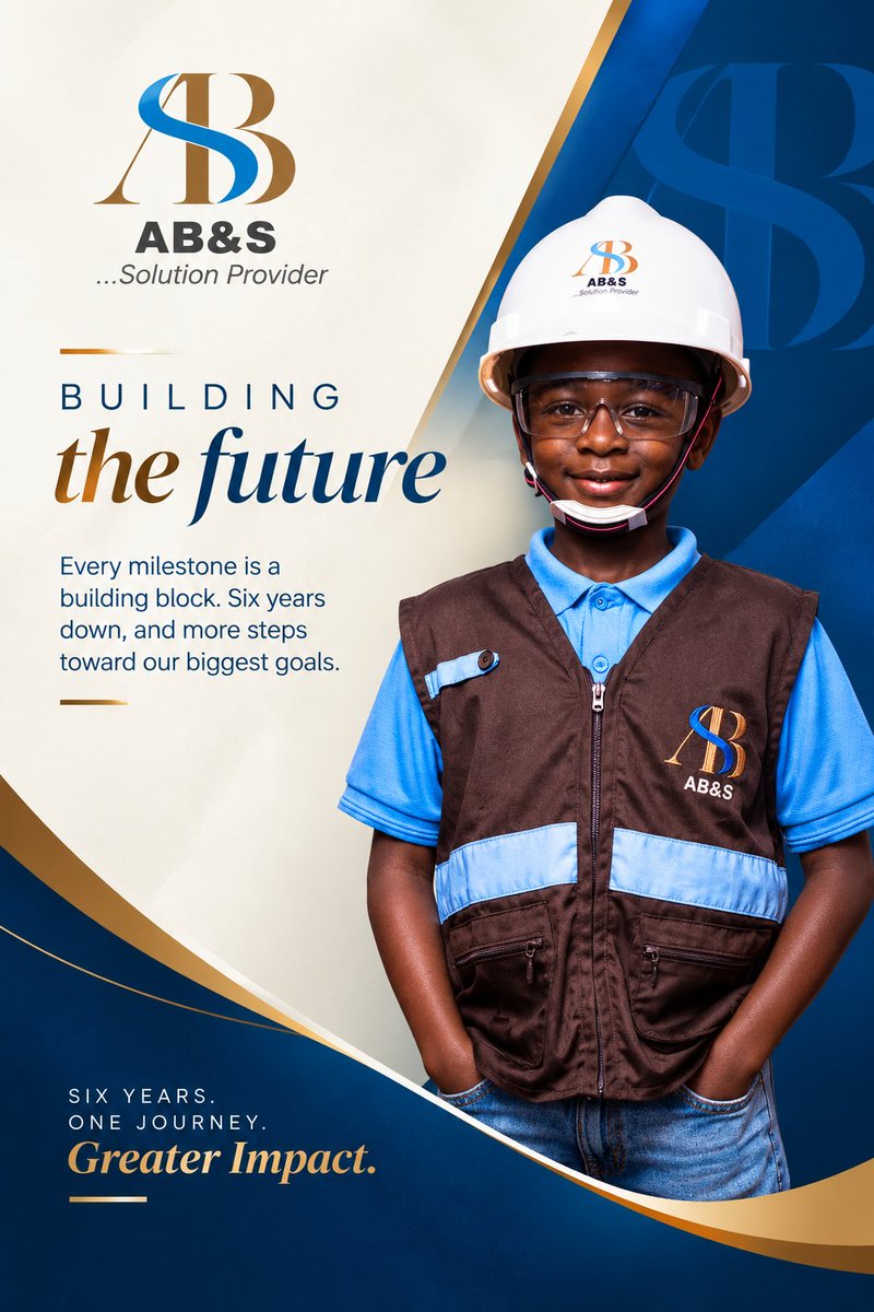 AlkamileeB_S's tweet photo. 🎉 6 YEARS OF TRUST! 🎉
Six years of showing up, serving with purpose, solving problems, and growing together.
Today, we celebrate the journey, the people behind it, the partners who have stood with us, and every customer who has trusted AB&amp;S along the way. https://t.co/przKYhSCrR
