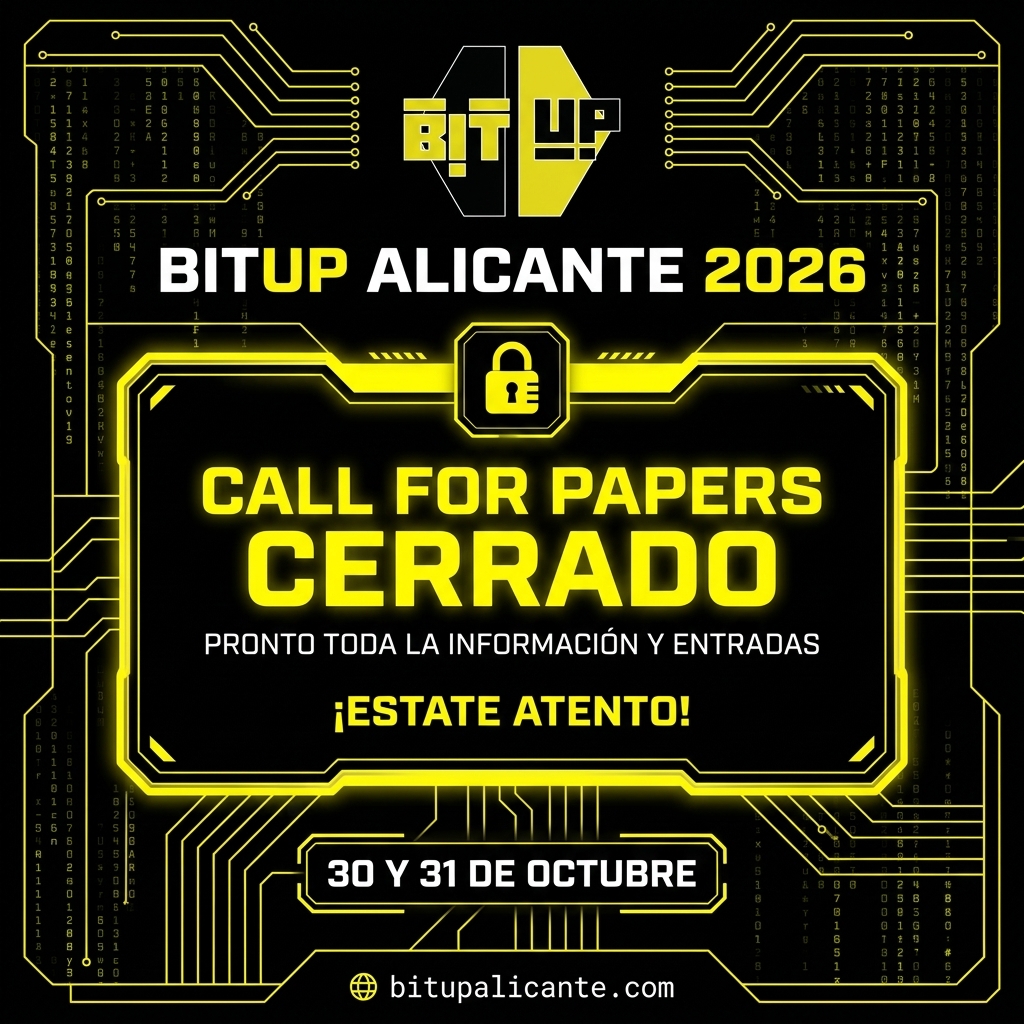 bitupalicante's tweet photo. π CALL FOR PAPERS OFICIALMENTE CERRADO π
π’ Pronto publicaremos la agenda completa, ponentes confirmados y la apertura de entradas.
π
30 y 31 de Octubre | Alicante
π https://t.co/JAnier8gE6
#BitUP2026 #Ciberseguridad #Hacking #AlicanteTech #CyberSecurity https://t.co/btM2GRA2Av
