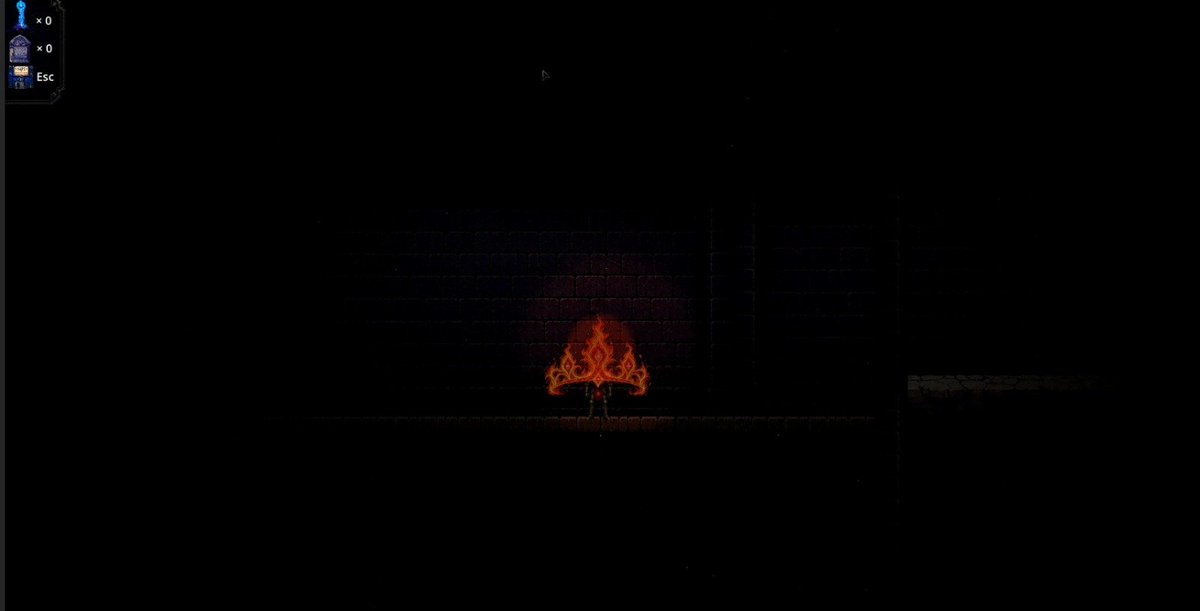 ArtistModro's tweet photo. Another little SVETLOBA milestone 🗡️

Finished the Magic Map and Item Scroll Systems!

I use krita for my digital art

Map 🗺️+Item journal 📜 unlocked 😁✌️ 
Unique flame symbol when equipping/unequipping items🔥

Love how the light shines through the map 😍
#INDIEDEV  #SVETLOBA https://t.co/w0xsTXZy4f