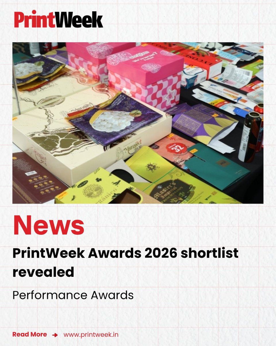 printweekindia's tweet photo. The PrintWeek Awards 2026 shortlist for Performance Awards is out. Nearly 40 jury members assessed over 1,200 samples across 10 categories before arriving at this list. Winners will be announced on 7 October. 

See the full shortlist: https://t.co/wg90rwsibm

#PrintWeekAwards2026 https://t.co/xnaEcRZBlg