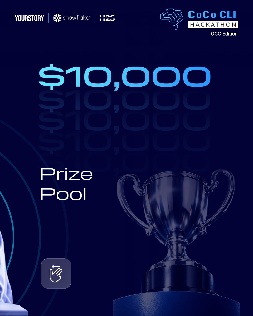 hack2skill's tweet photo. Got an AI idea? Give it a build.

Build with Snowflake CoCo CLI across AI applications, intelligent workflows and data intelligence.

💰 $10,000 prize pool
👥 1–4 member teams
✨ Snowflake ecosystem recognition

Built for India’s GCC builders.

Register → https://t.co/xs8j05m0Vb https://t.co/ssZmNZ2mNF