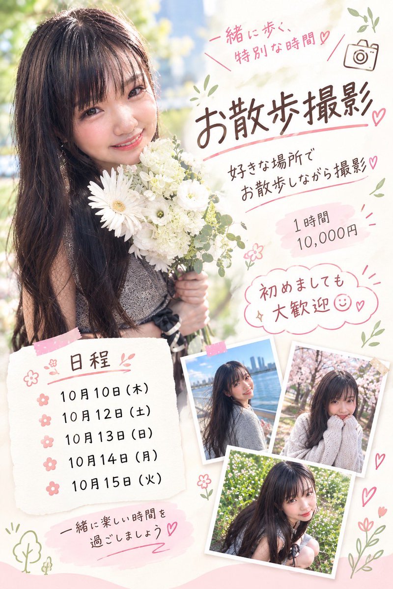 RiaChoreo_staff's tweet photo. 10月ご予約お待ちしております📩 https://t.co/ZzlhXjQQBV