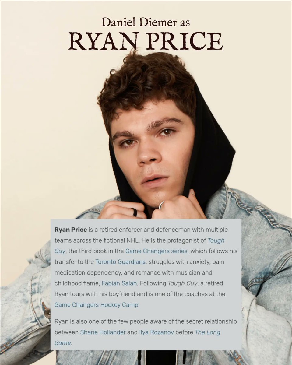 AncuzNisa's tweet photo. More casting news for Heated Rivalry season 2! @daniel_diemer and @shaheenjafa are joining the cast as Ryan and Fabian from Tough Guy 💥 https://t.co/O5mbKuRbat