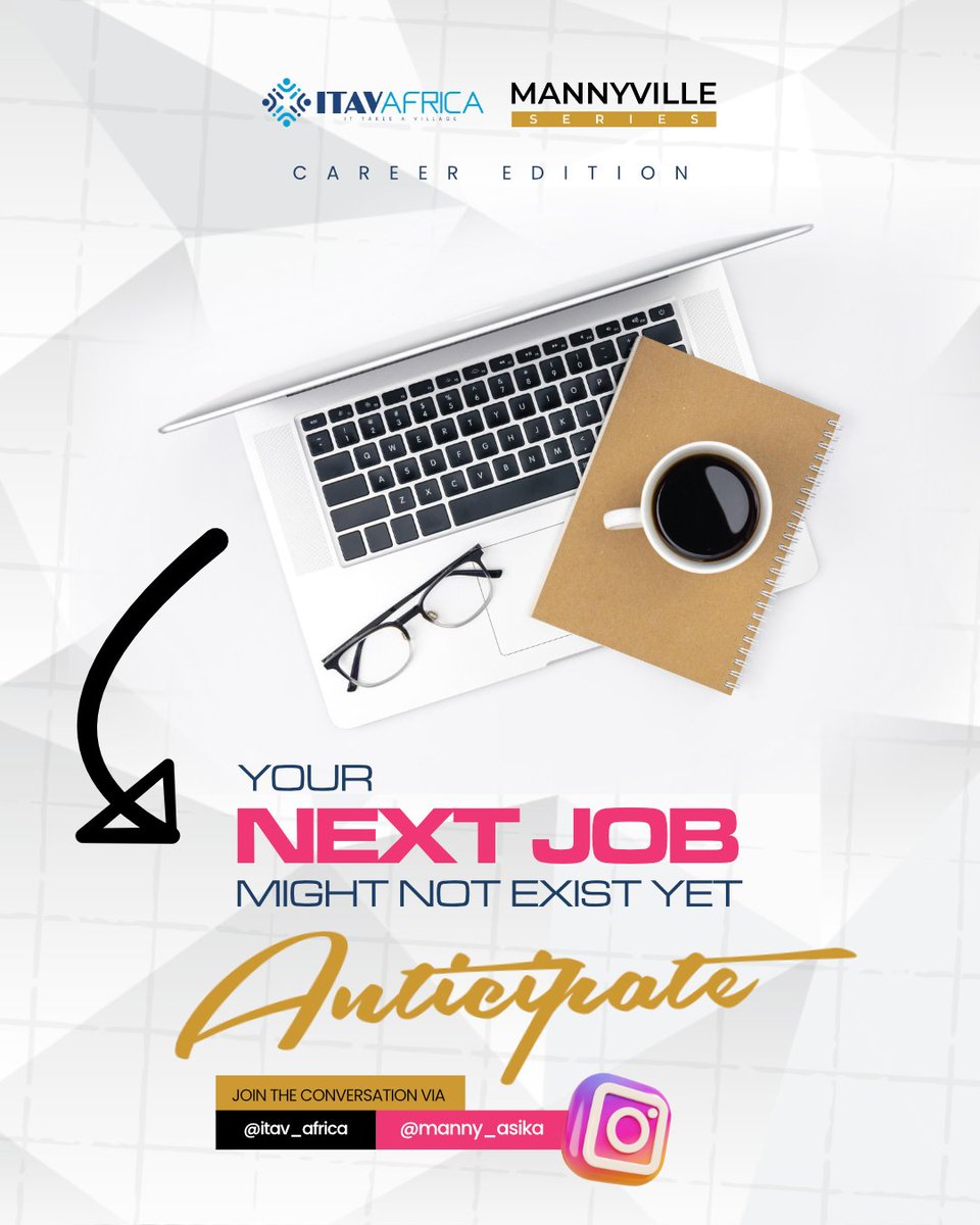 manny_asika's tweet photo. The next edition of the MannyVille Series (Career Edition) - presented by @ITAV_Africa  is coming on October 4th, and we’re bringing on two extraordinary minds to help us navigate the future of work!
Can you guess who our guest Griots are? 

Here are a few hints:

Guest 1: A filmmaker, storyteller, and block chain researcher with a Master’s degree in Block chain Technology & Digital Currencies.

Guest 2: A true friend of the house returning for his third MannyVille edition—a tech educator with a PhD in IT and 20 years of experience. 

Drop your guesses in the comments! 👇

LAPTOP GIVEAWAY: Want to win a brand-new personal computer? 

Click the link https://t.co/4eIGPvfKgA to fill out the pitch form! Tell us what you’re currently working on and how this laptop will unlock the next level of your career.

⚠️ Note: You MUST be present live during the session on October 4th at 6:00 PM (WAT) to qualify!

#MannyVille #ITAVAfrica #FutureOfWork #Tech #Career