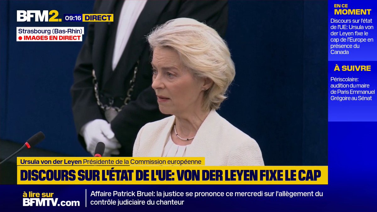 "Ils méprisent nos valeurs": Ursula von der Leyen appelle à "lutter" contre les anti-européens
#BFM2