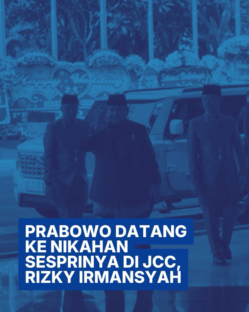 LuanneFreif5bc's tweet photo. Pernikahan sespri prabowo di JCC Jakarta, Minggu (23/8/2026) yang dihadiri beberapa pejabat negara jadi sorotan netizen karena kondisi negara sedang dilanda musibah bencana tapi pejabat kita malah kondangan🗿 https://t.co/yTTI2V1xbV