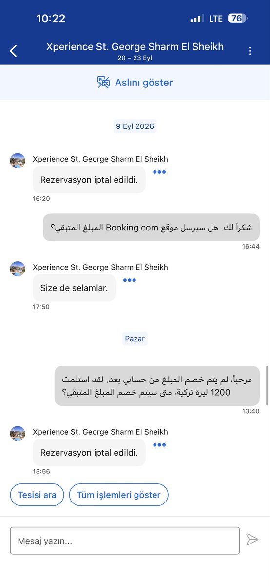omerksc0's tweet photo. @bookingcom otel rezervasyonu yaptım yakınımın trafik kazası sonucu iptal etmek zorunda kaldım otelle konuştuğumda ücretsiz iptal yapabiliriz dediler o seçeneği seçmememe rağmen çok yardımcı oldular ama param henüz yatmadı bununla ilgili herhangi bir dönüş alamıyorum https://t.co/OxWcZoJWEd