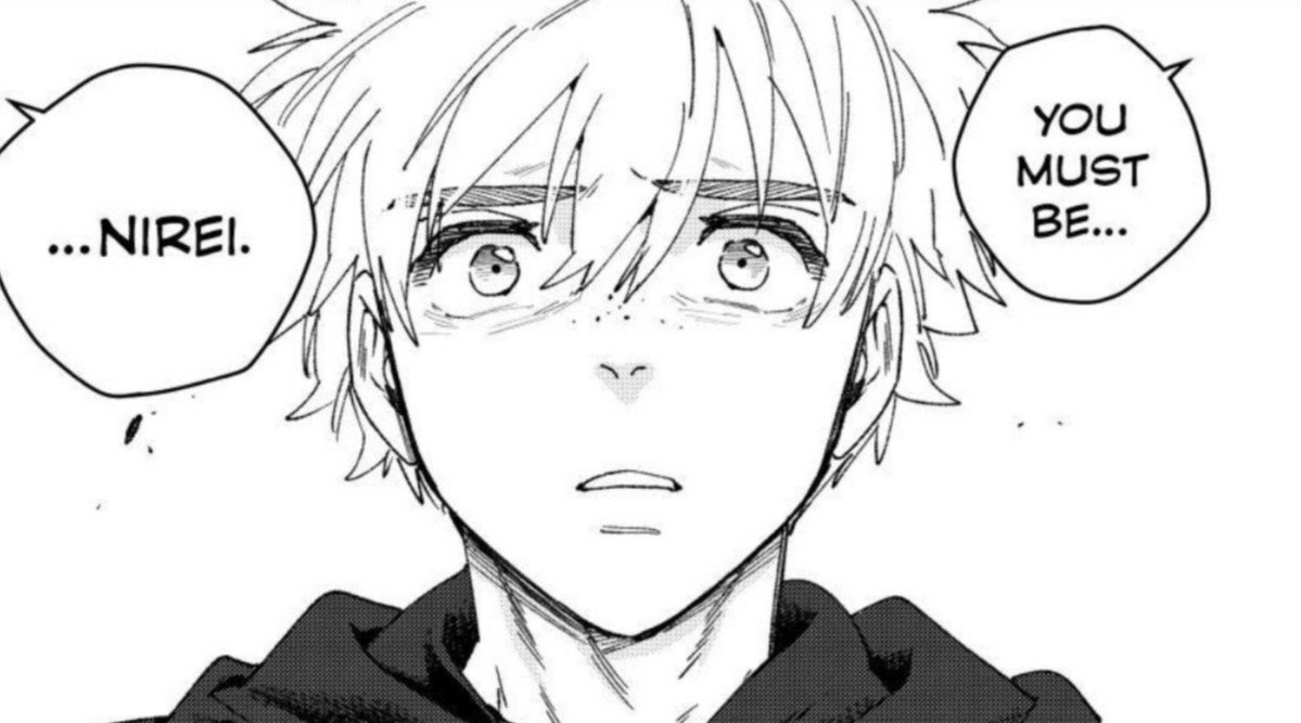 IshigAgiri's tweet photo. I'm sure the look Rakta gives when answering Umemiya is the same one he has when looking at Nirei-kun, /** His incredibly expressive gaze makes me think that he himself senses Sun Fei's attachment to Nirei-kun...*🥺* #Wb229 #Suonirei https://t.co/iRvVQacPAJ